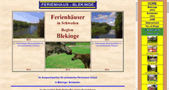Desktop Screenshot of ferienhaus-blekinge.com